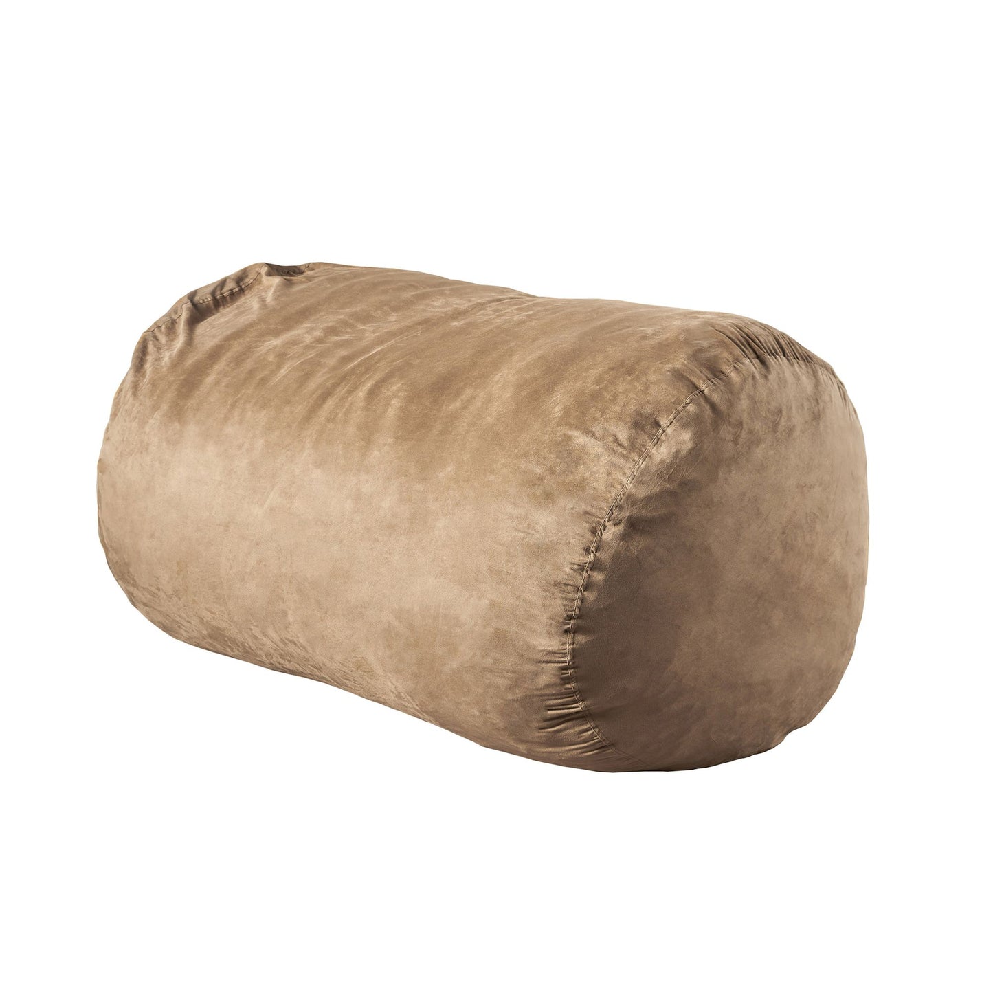 Marlin 6.5 Foot Suede Cylindrical Bean Bag, Tuscany image 3