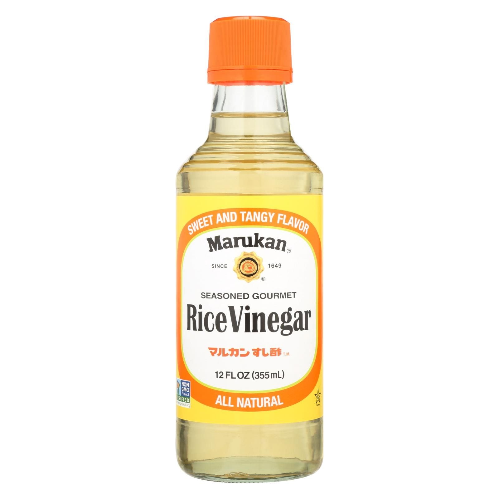 Marukan Seasoned Gourmet - Rice Vinegar - Case Of 6 - 12 Fl Oz. image 1
