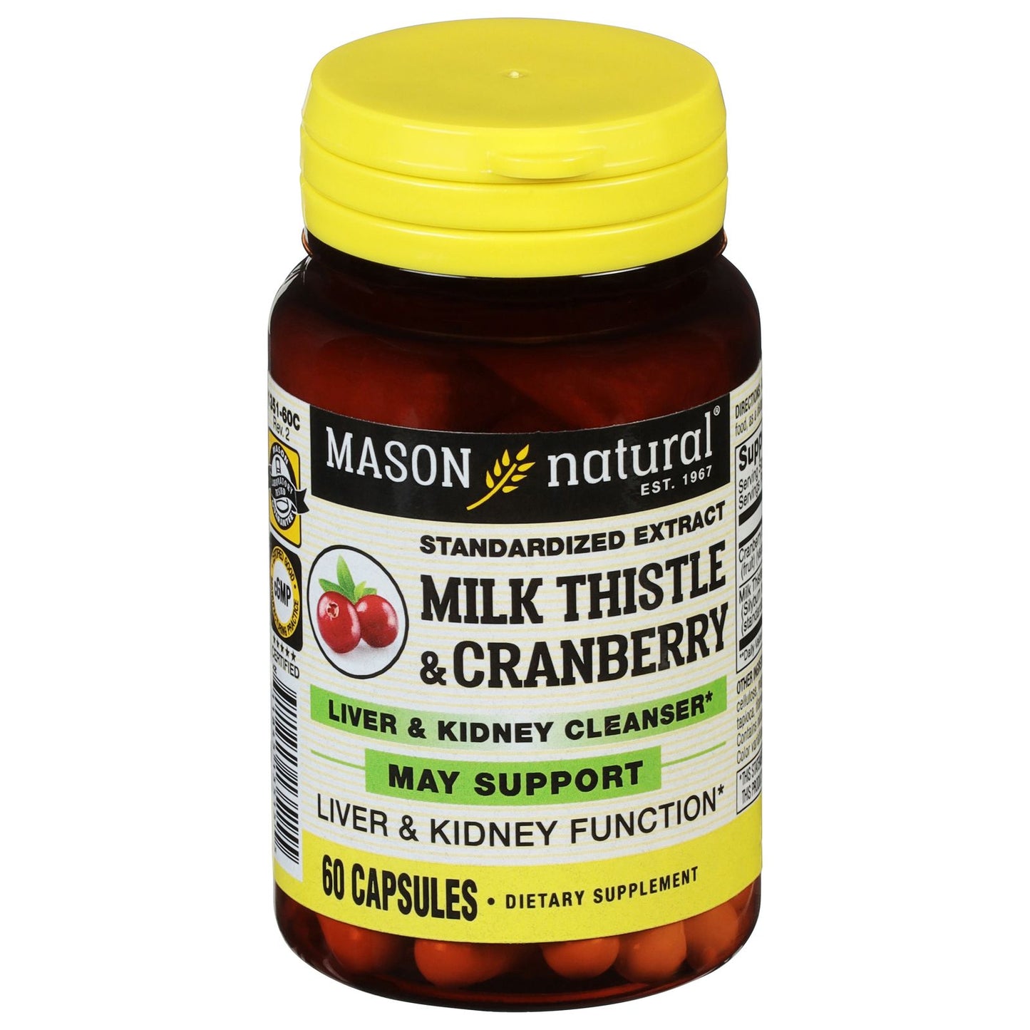Mason Naturals - Liver&kidney Cleanser - 1 Each - 60 Cap image 1