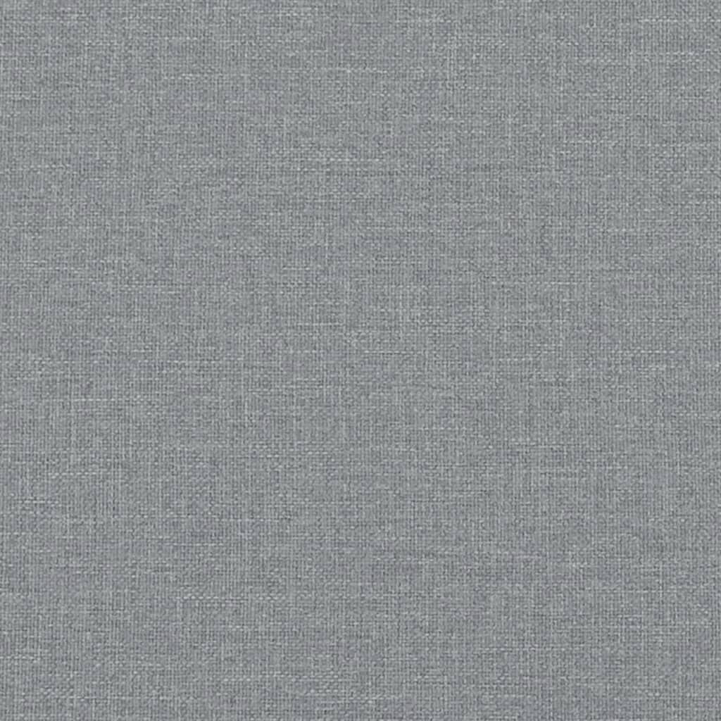 Massage Recliner Chair Light Gray Fabric image 12