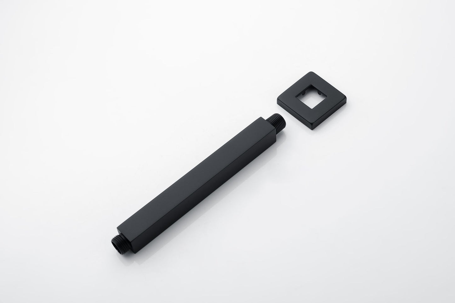Matte Black 10 inches  Rain Shower Faucet Sets Complete With Shower System image 7