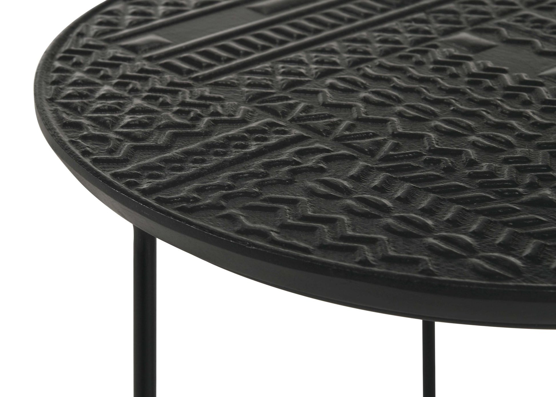 Matte Black 2-Piece Nesting Table image 9