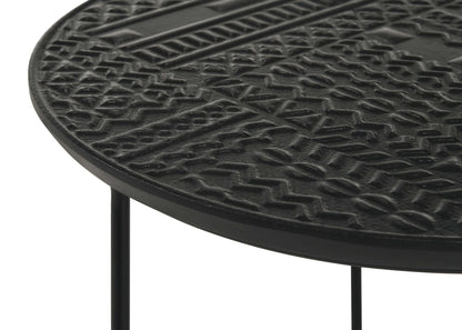 Matte Black 2-Piece Nesting Table image 9
