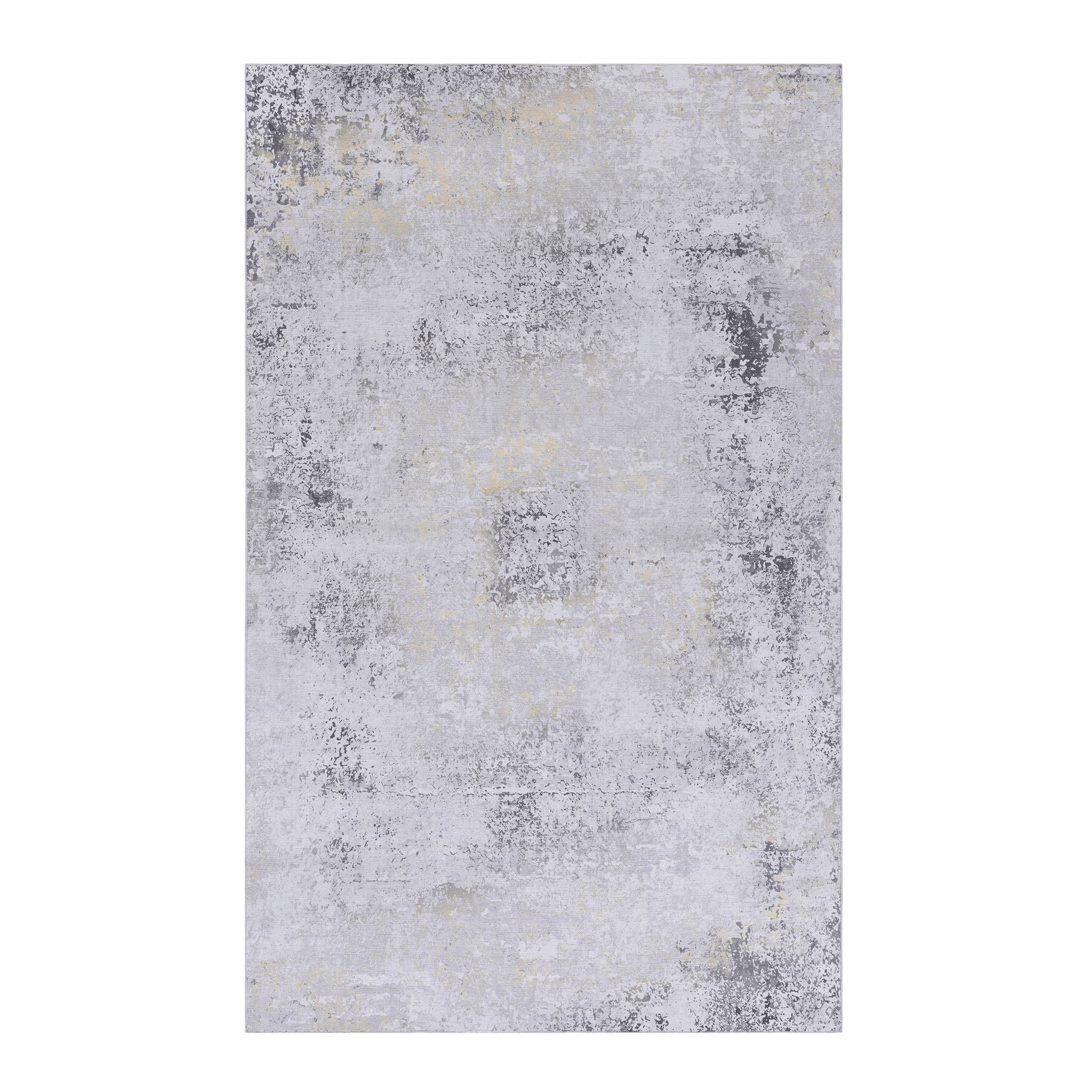 MAVAL Gold Washable Rug 8x10 Area Rug (Gray+Gold, 8' x 10') image 2