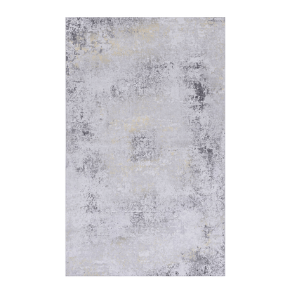 MAVAL Gold Washable Rug 8x10 Area Rug (Gray+Gold, 8' x 10') image 2