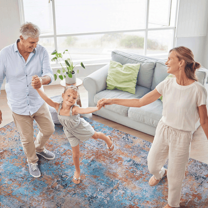 MAVAL Multi Washable Rug 9x12 Area Rug (Multi, 9'x12') image 5