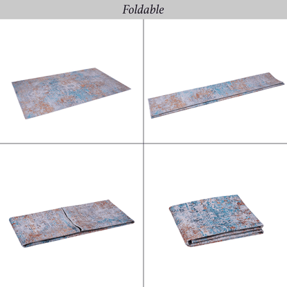 MAVAL Yellow Washable Rug 9x12 Area Rug (Yellow, 9'x12') image 8