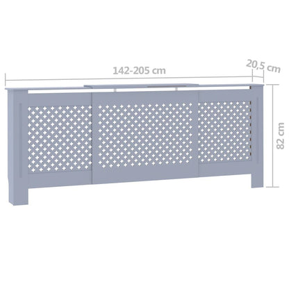 MDF Radiator Cover Gray 80.7 image 8