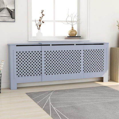 MDF Radiator Cover Gray 80.7 image 1