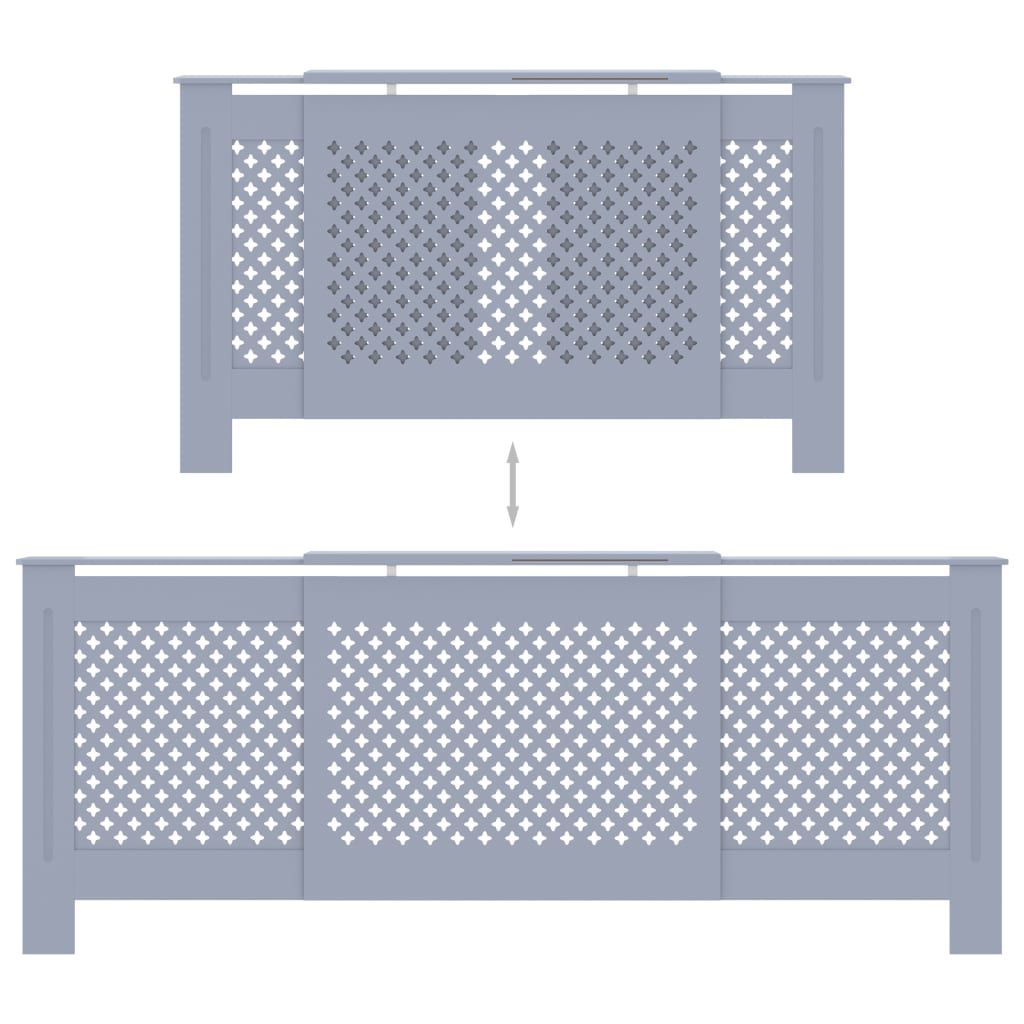 MDF Radiator Cover Gray 80.7 image 5