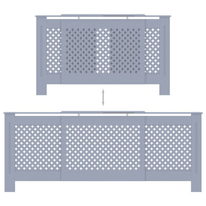 MDF Radiator Cover Gray 80.7 image 5