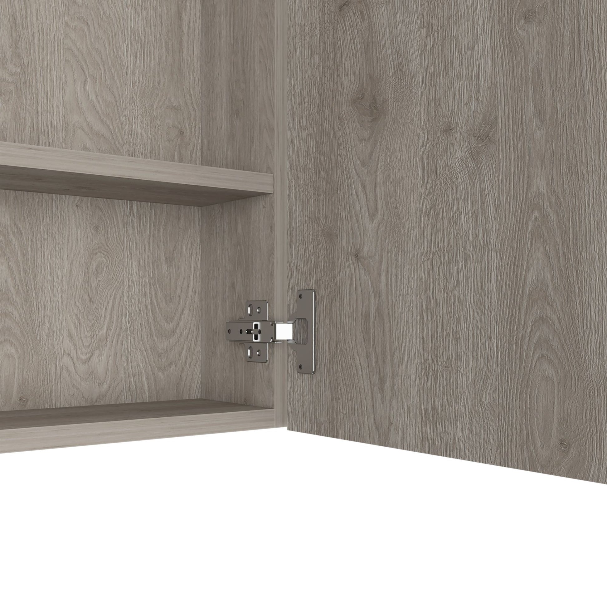 Medicine Cabinet Prague, Four Internal Shelves, Single Door, Light Gray Finish image 13