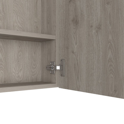 Medicine Cabinet Prague, Four Internal Shelves, Single Door, Light Gray Finish image 13