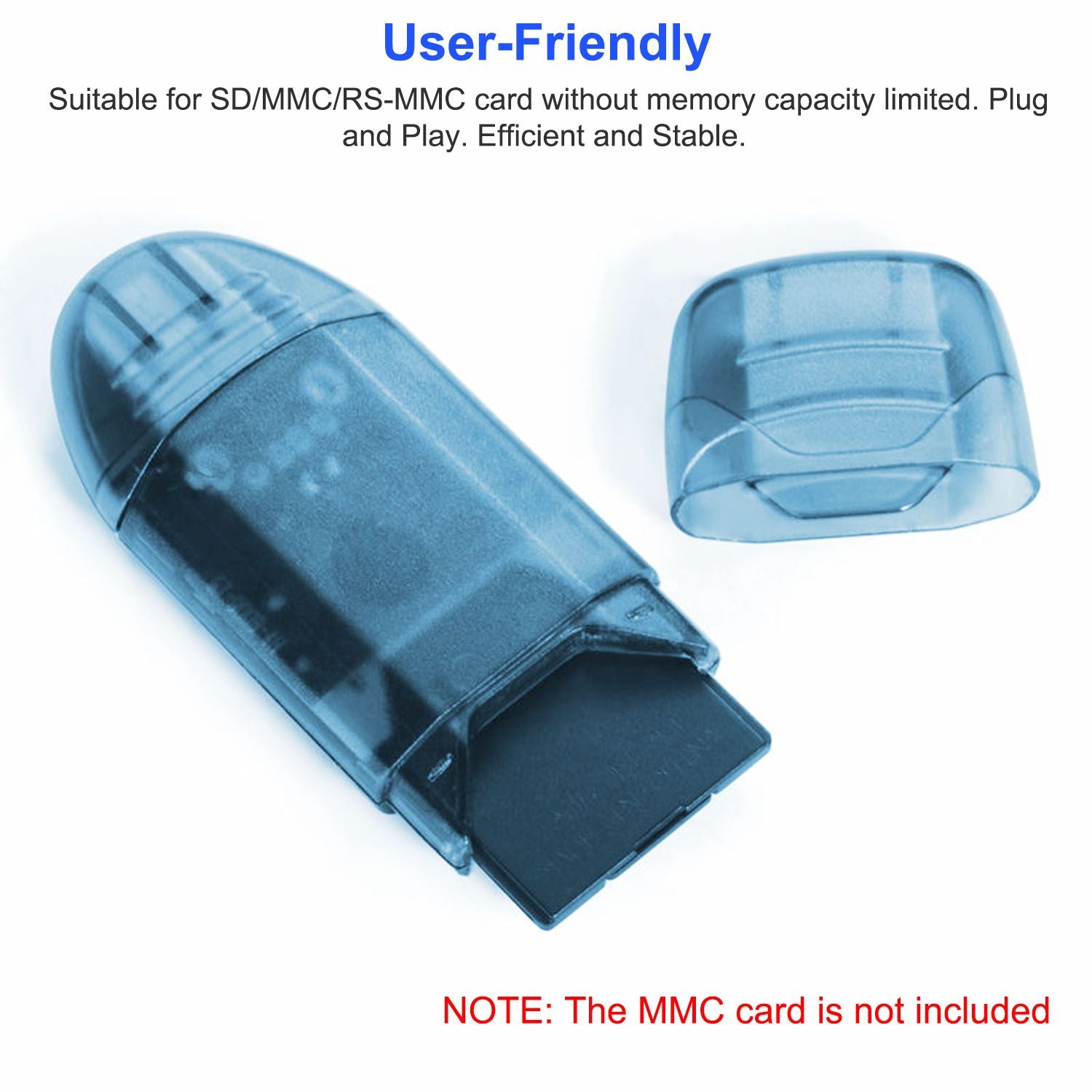 Memory Card Reader USB 2.0 480Mbps High Speed Card Reader Adapter for SD Card image 3