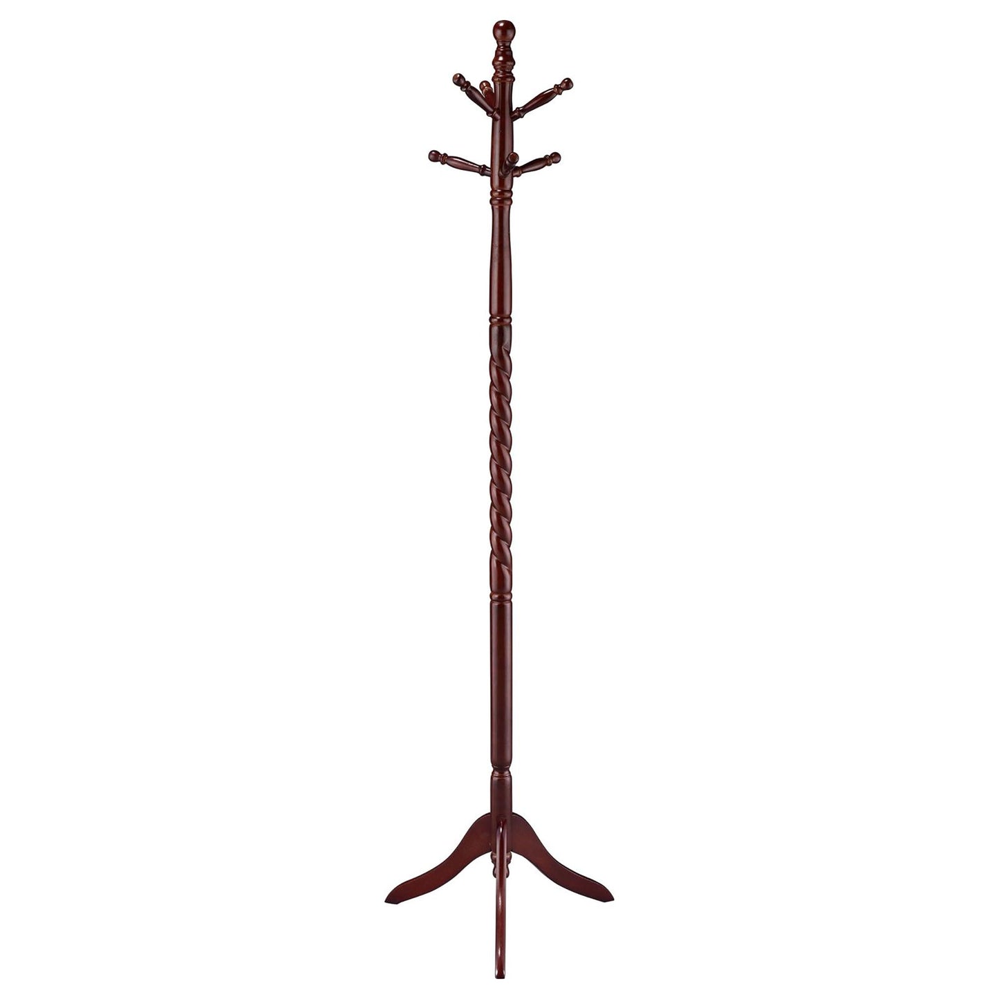 Merlot Coat Rack with Twisted Post image 2