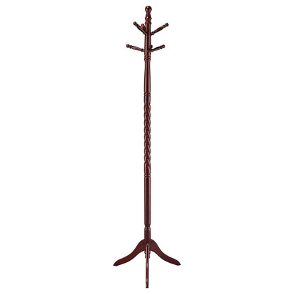 Merlot Coat Rack with Twisted Post image 2
