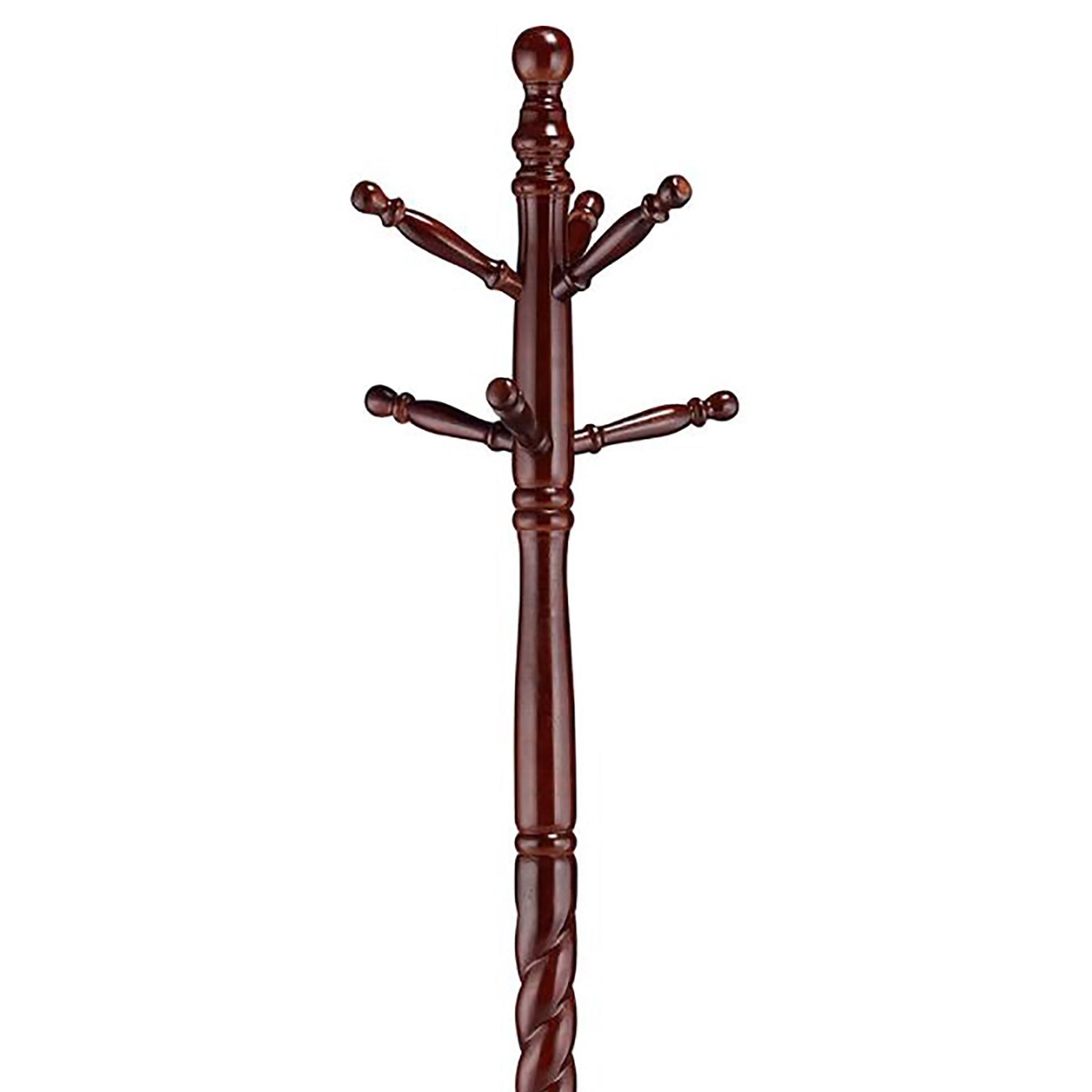 Merlot Coat Rack with Twisted Post image 4