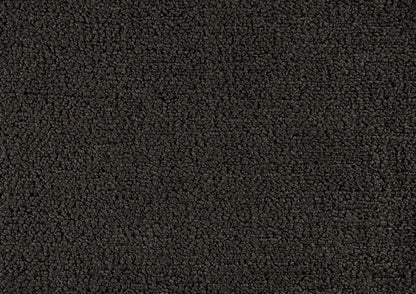 Mid-Century Modern Accent Chair 1pc Charcoal Hued Chenille Fabric Upholstered Channel Stitched Back Brown Legs Solid Woo image 7
