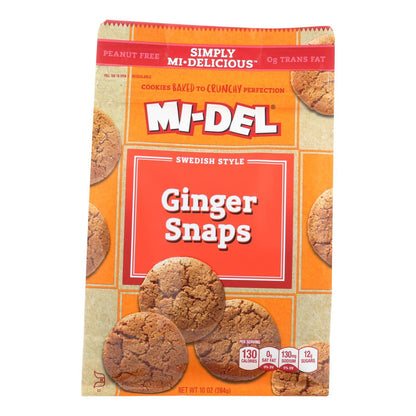 Midel Cookies - Ginger Snaps - Case Of 8 - 10 Oz image 1
