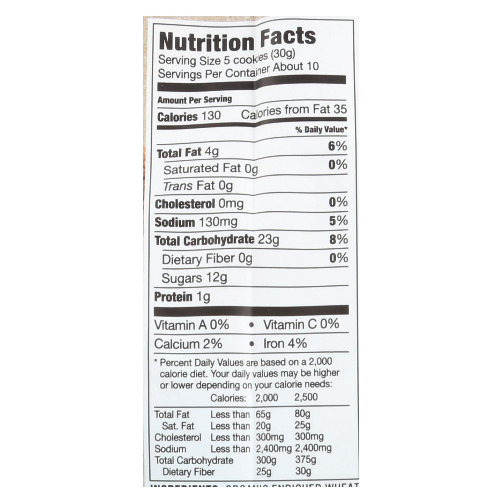 Midel Cookies - Ginger Snaps - Case Of 8 - 10 Oz image 2