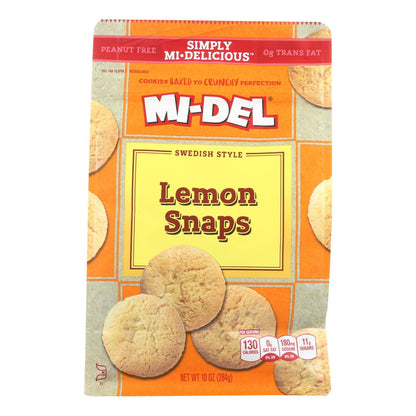 Midel Cookies - Lemon Snaps - Case Of 8 - 10 Oz image 1