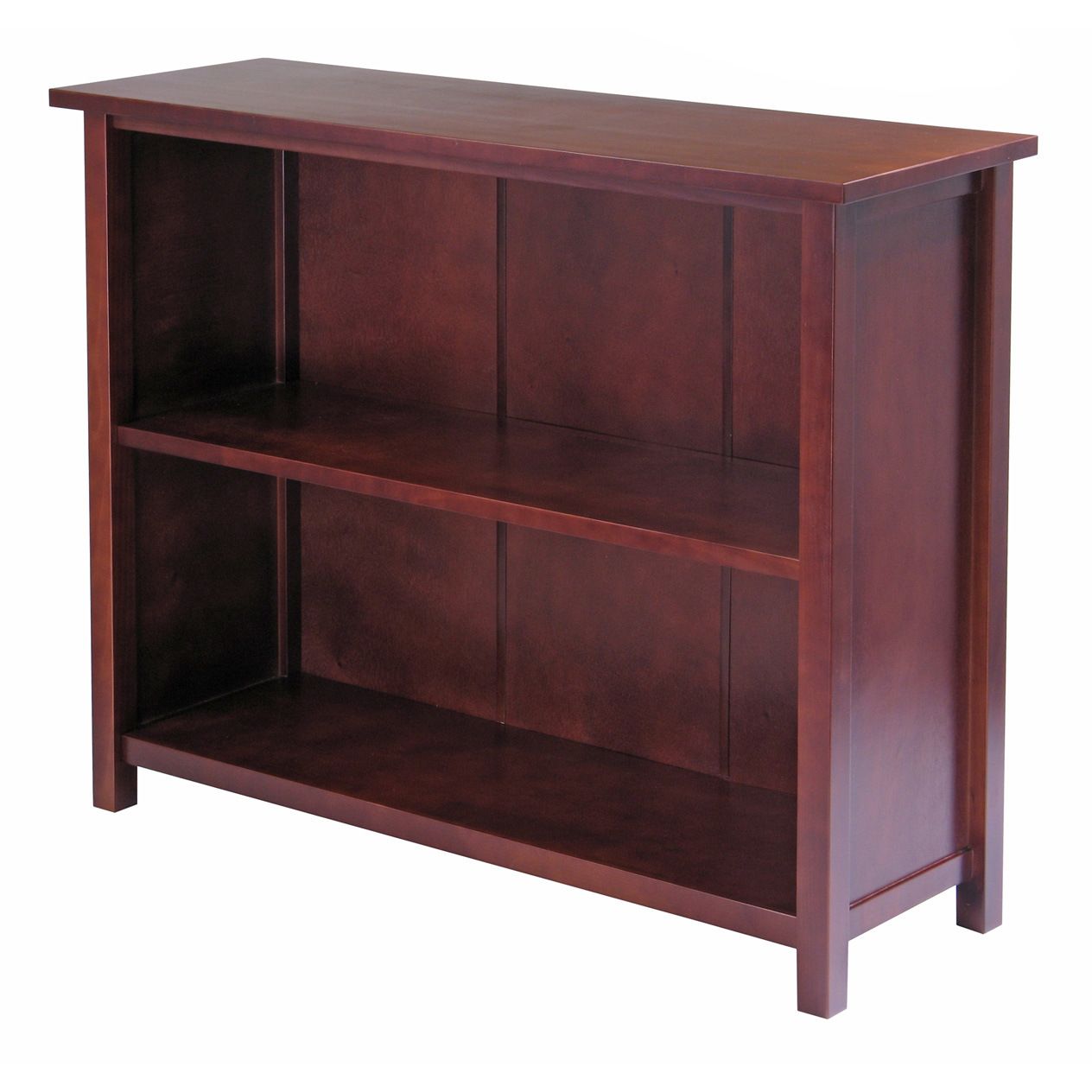 Milan Storage Shelf or Bookcase; 3-Tier; Long image 2