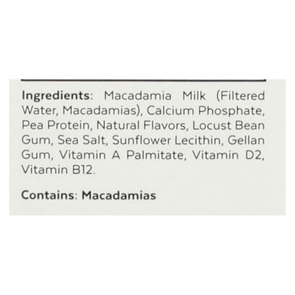 Milkadamia Macadamia Milk With Unsweetened Vanilla - Case Of 6 - 32 Fz image 4