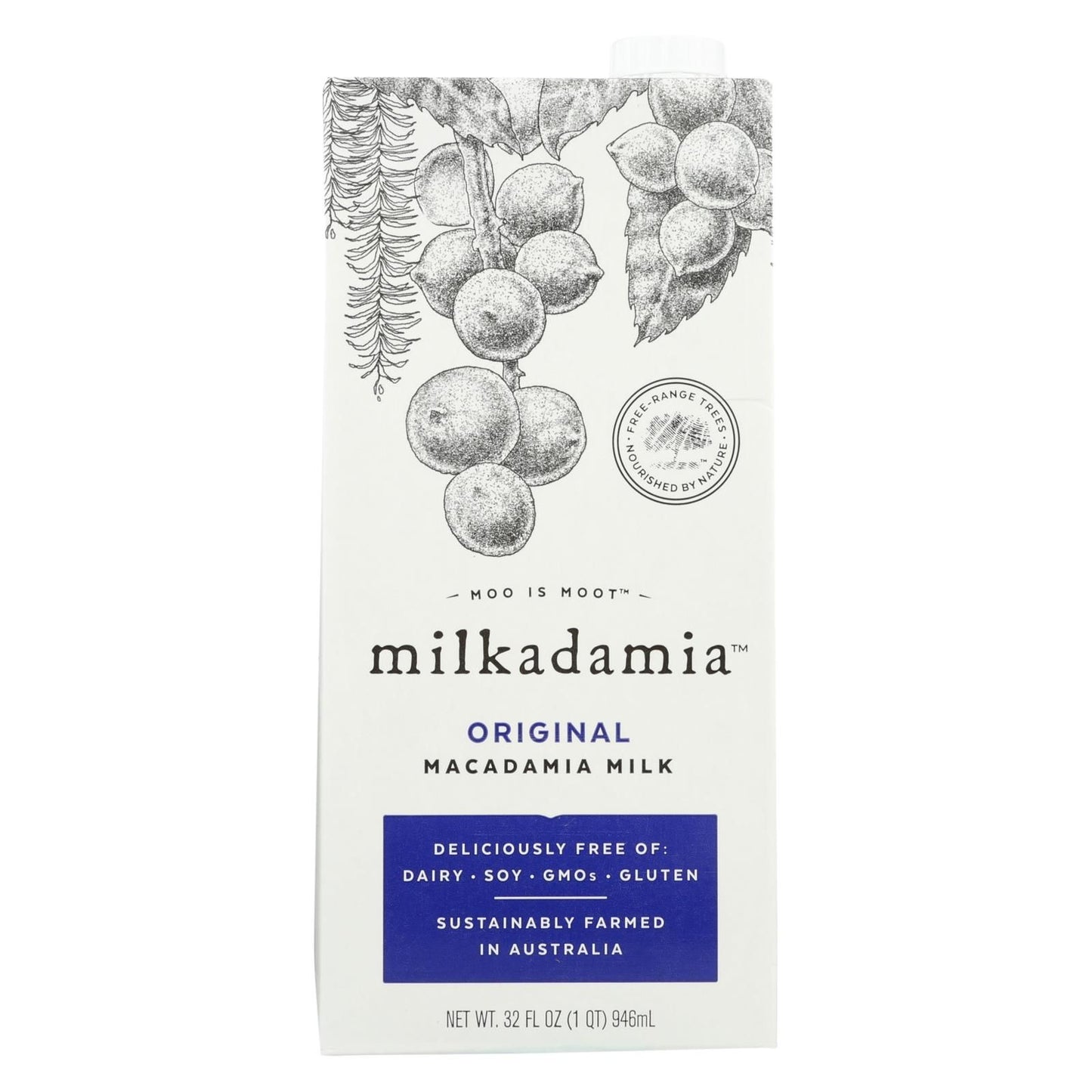 Milkadamia Milk - Original - Case Of 6 - 32 Fl Oz. image 1