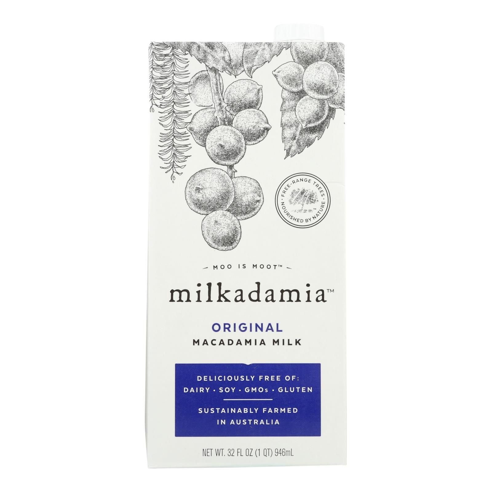 Milkadamia Milk - Original - Case Of 6 - 32 Fl Oz. image 2