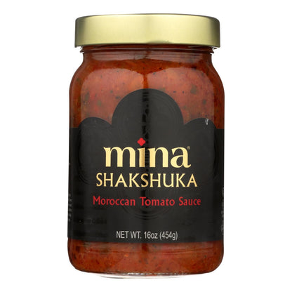 Mina's Shakshuka Moroccan Tomato Sauce - Case Of 6 - 16 Fz image 1