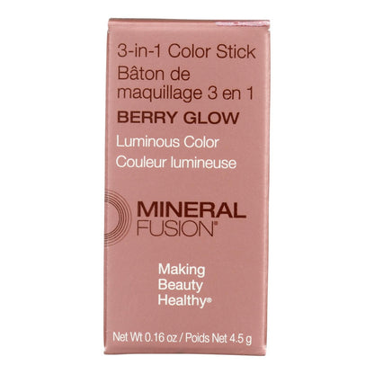 Mineral Fusion - Color Stk 3-in-1 Berry Glow - 1 Each-.16 Oz image 1