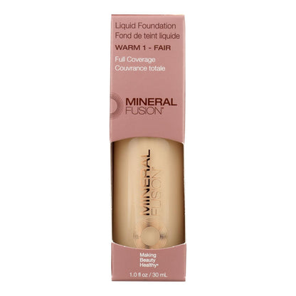 Mineral Fusion - Mkup Liquid Foundation Warm1 - 1 Each-1 Fz image 1