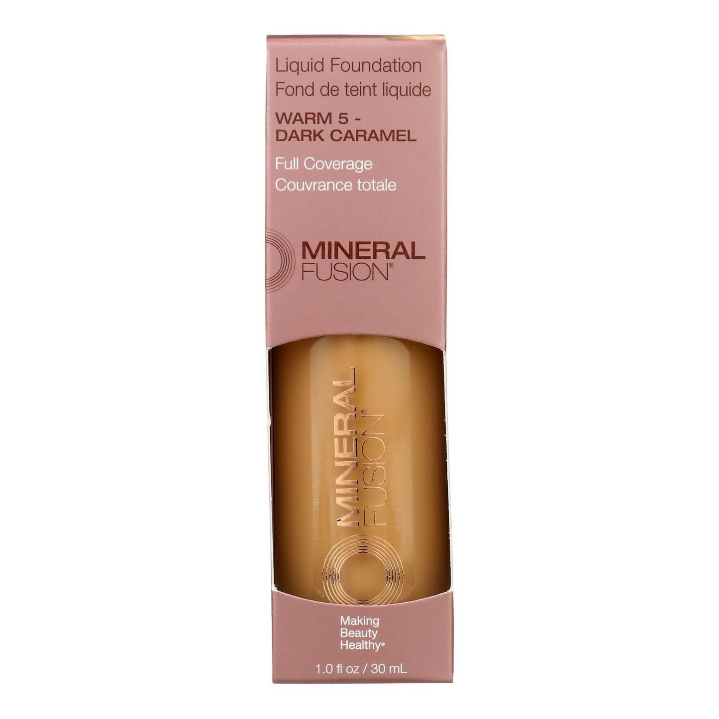 Mineral Fusion - Mkup Liquid Foundation Warm5 - 1 Each-1 Fz image 1