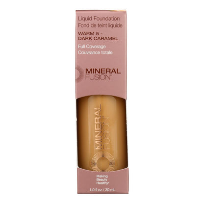 Mineral Fusion - Mkup Liquid Foundation Warm5 - 1 Each-1 Fz image 1