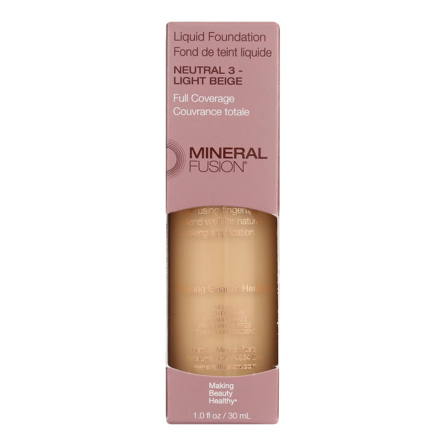 Mineral Fusion - Mkup Liquid Foundtn Ntral 3 - 1 Each-1 Fz image 1