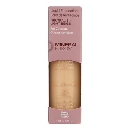 Mineral Fusion - Mkup Liquid Foundtn Ntral 3 - 1 Each-1 Fz image 1