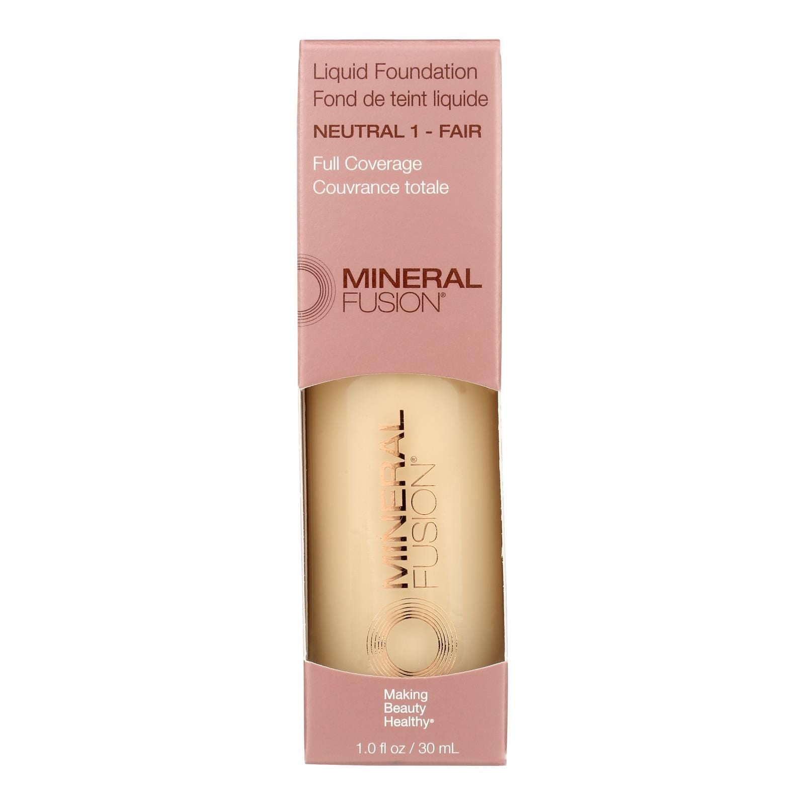 Mineral Fusion - Mkup Liquid Foundtn Ntrl 1 - 1 Each-1 Fz image 1