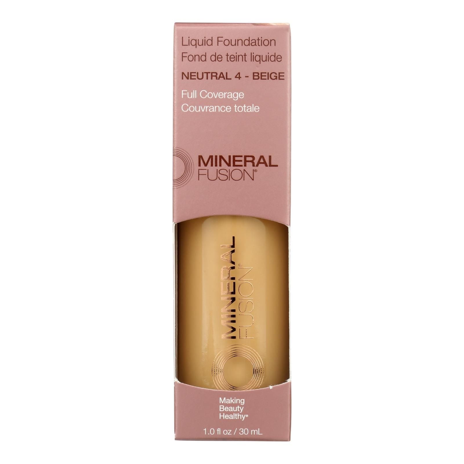 Mineral Fusion - Mkup Liquid Foundtn Ntrl 4 - 1 Each-1 Fz image 1
