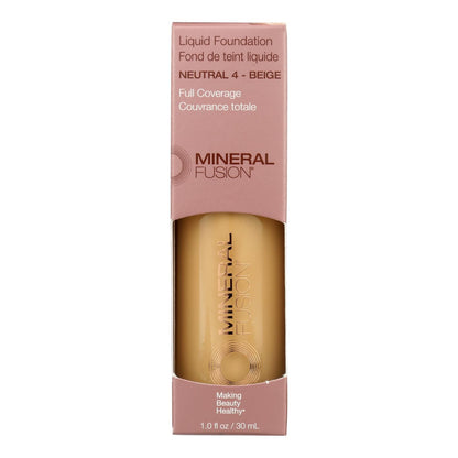 Mineral Fusion - Mkup Liquid Foundtn Ntrl 4 - 1 Each-1 Fz image 1