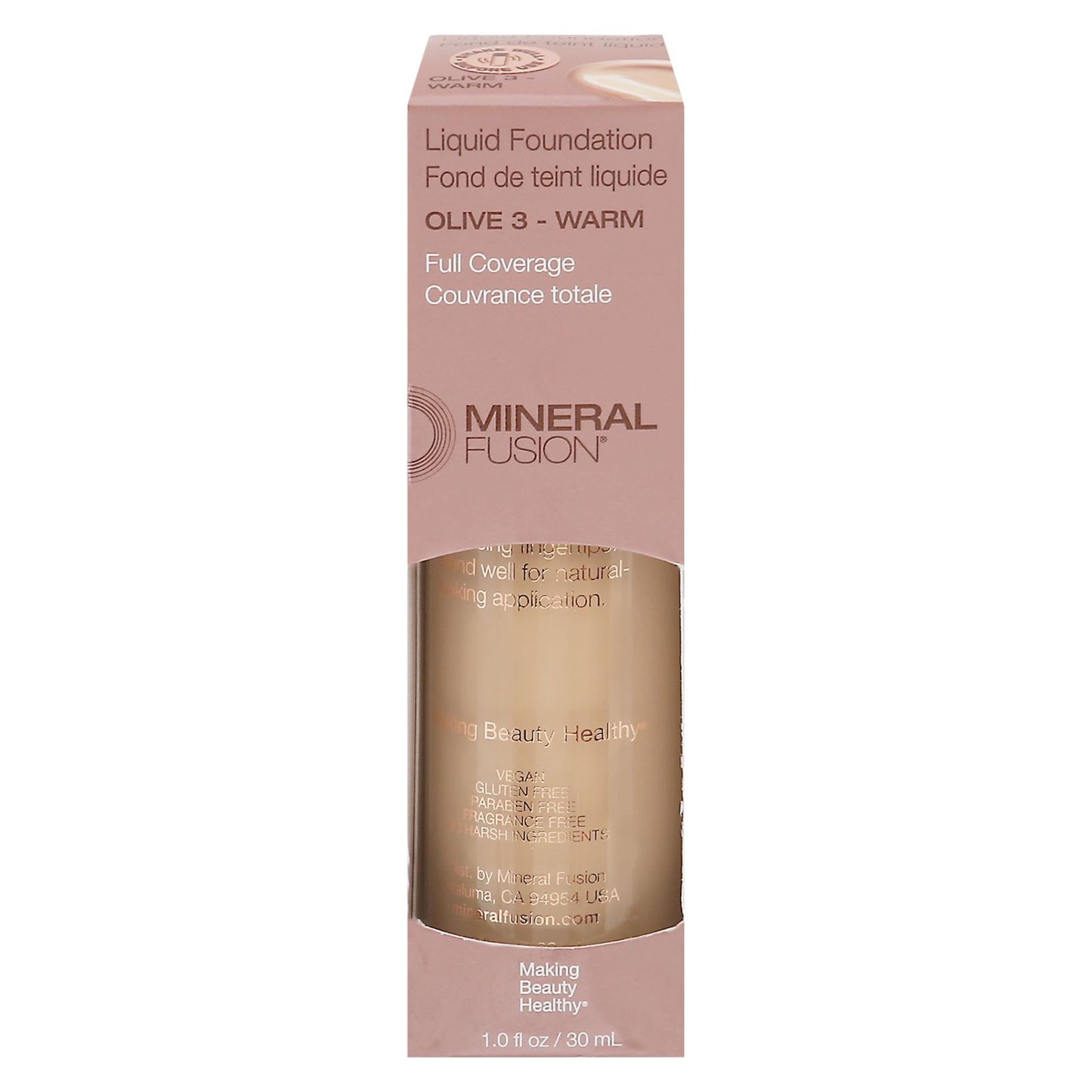 Mineral Fusion - Mkup Liquid Foundtn Olive 3 - 1 Each-1 Fz image 1