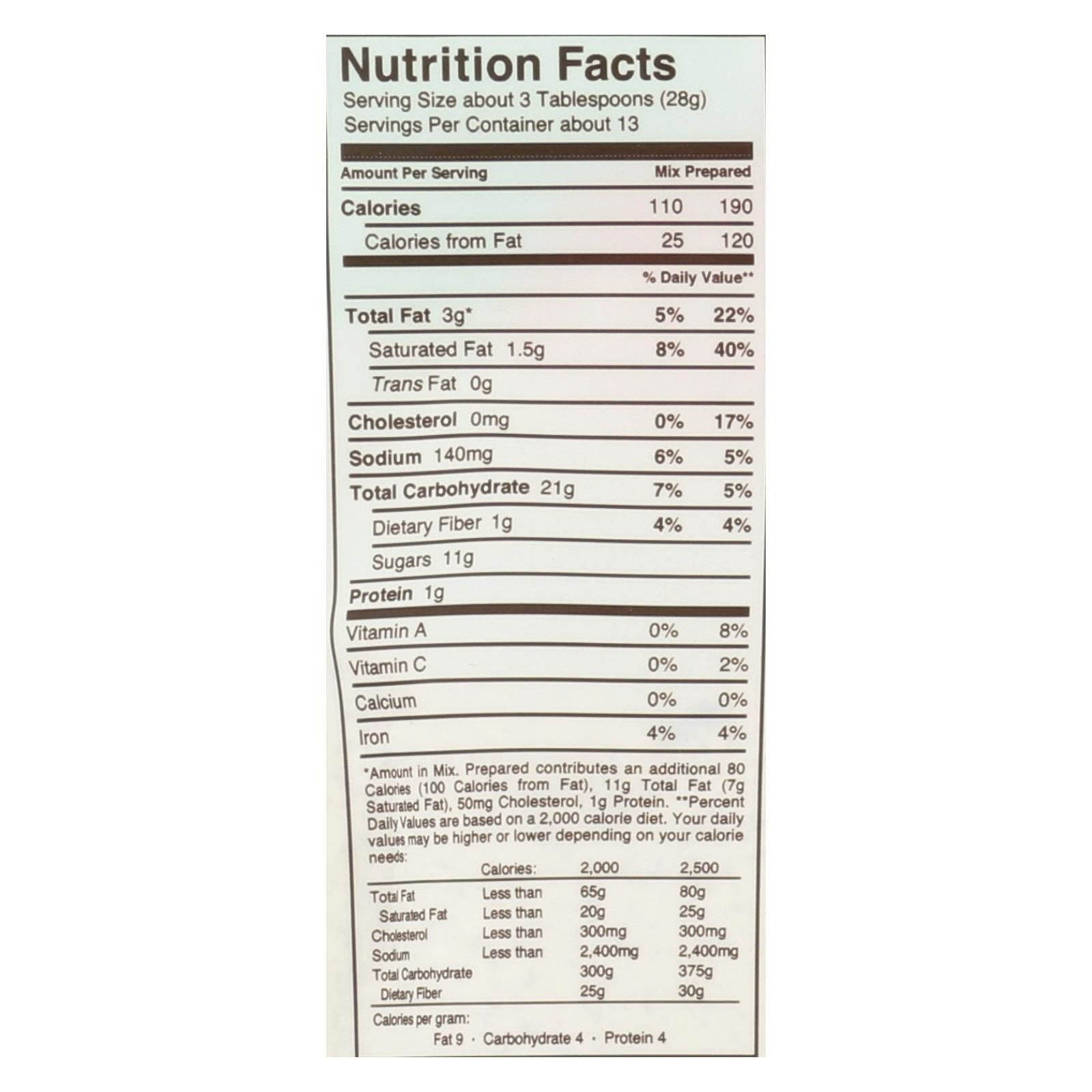 Miss Jones Baking Co Sea Salt Chocolate Chip Cookie Mix - Case Of 6 - 13 Oz image 2