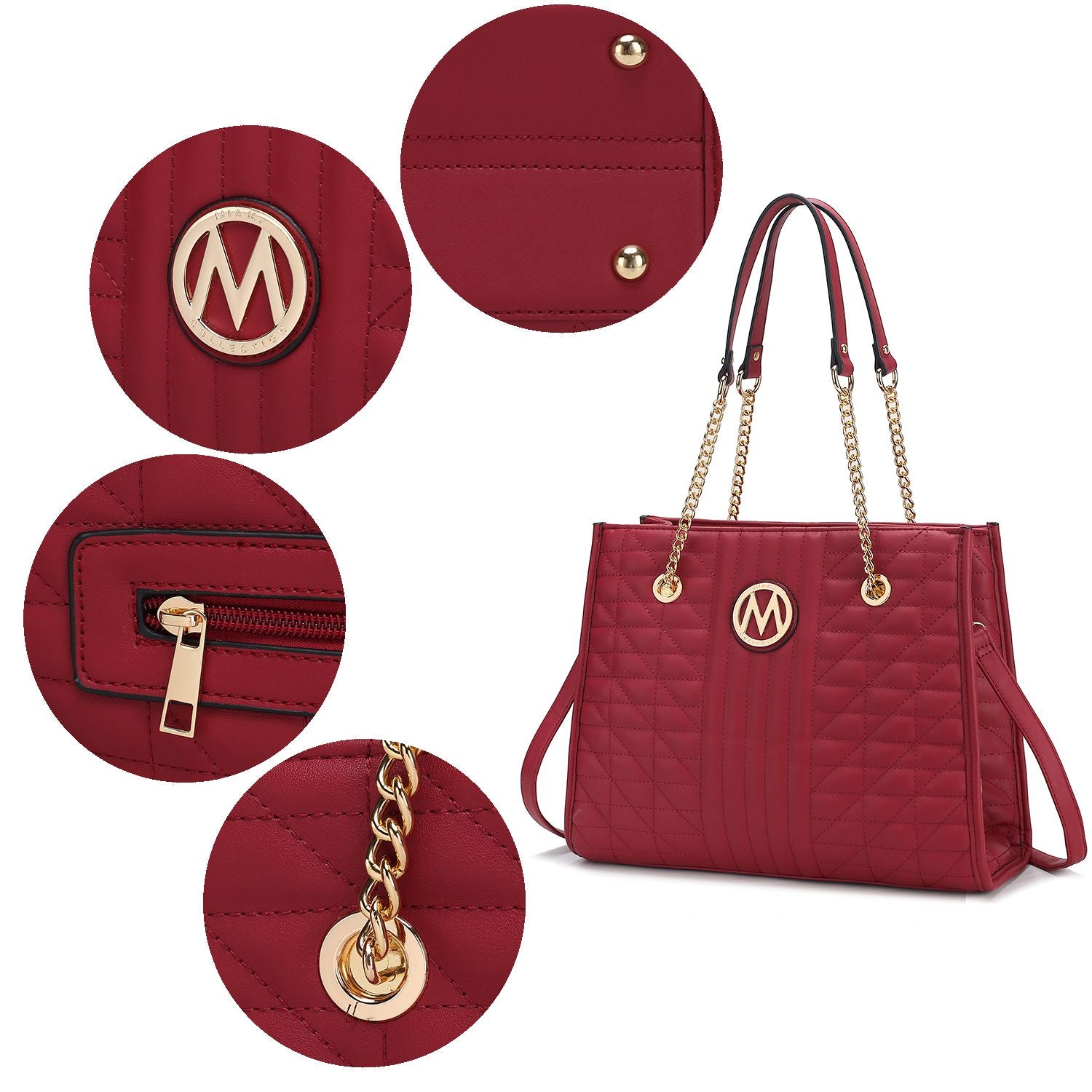 MKF Collection Makenna Vegan Leather Women Shoulder Bag by Mia K image 4