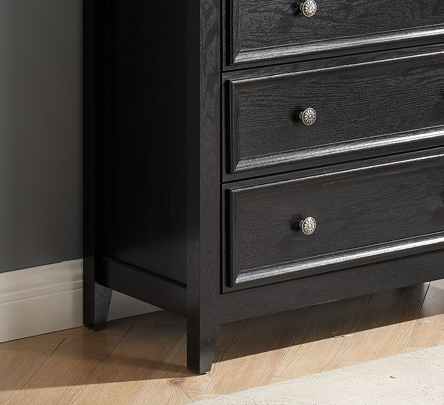 Modern 6 Drawers Dresser 6 Drawers Cabinet,Chest of Drawers Closet Organizers and Storage Clothes Storage Drawers Cabine image 7