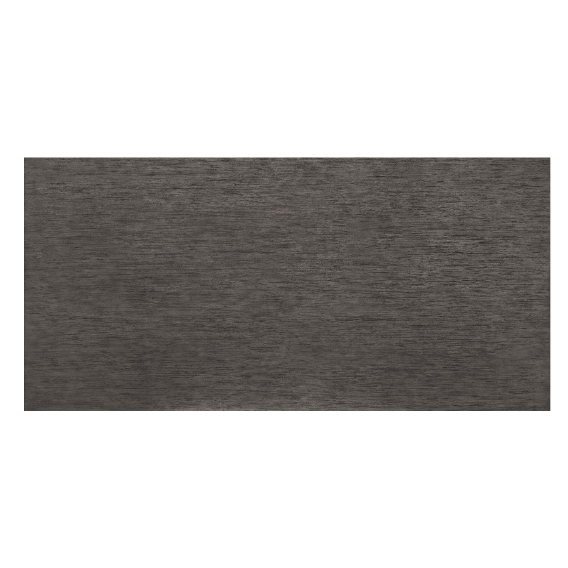 Modern Gray 1pc Counter Height Table with Built-in Shelves Wooden Multifunctional Kitchen Dining Room Furniture image 3