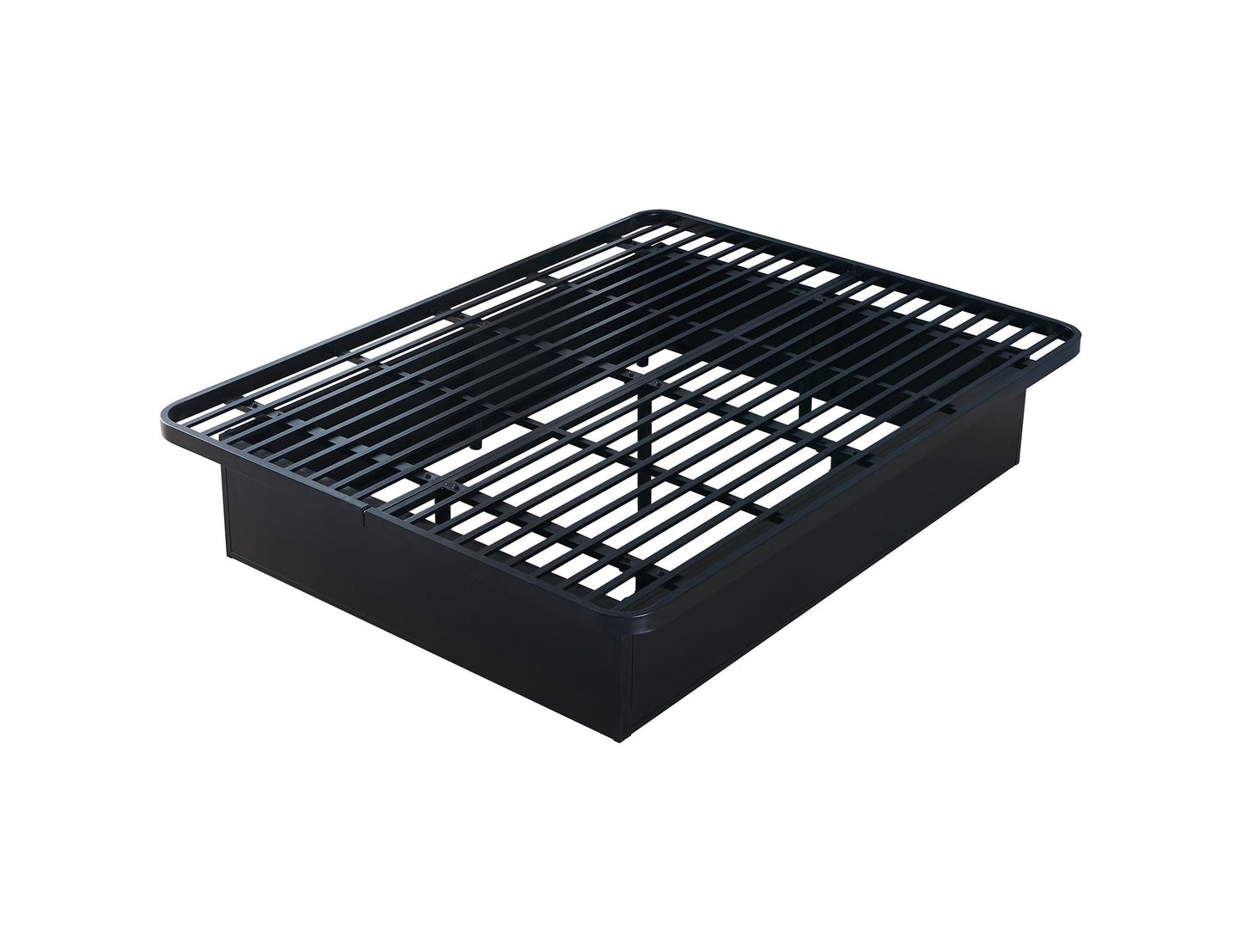 Modern Style Heavy Duty Queen Size Platform Bed Frame made with Metal and16 Inch height in Black image 6