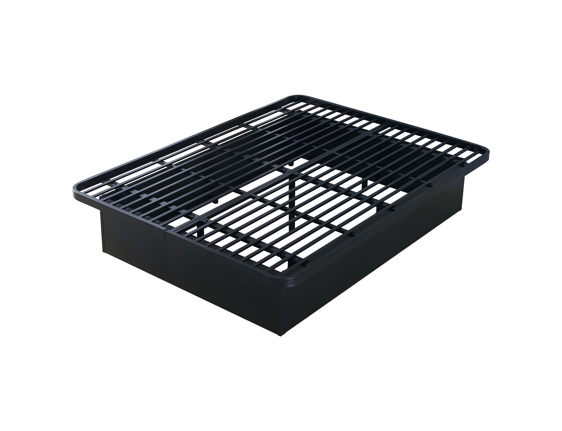 Modern Style Heavy Duty Queen Size Platform Bed Frame made with Metal and16 Inch height in Black image 6