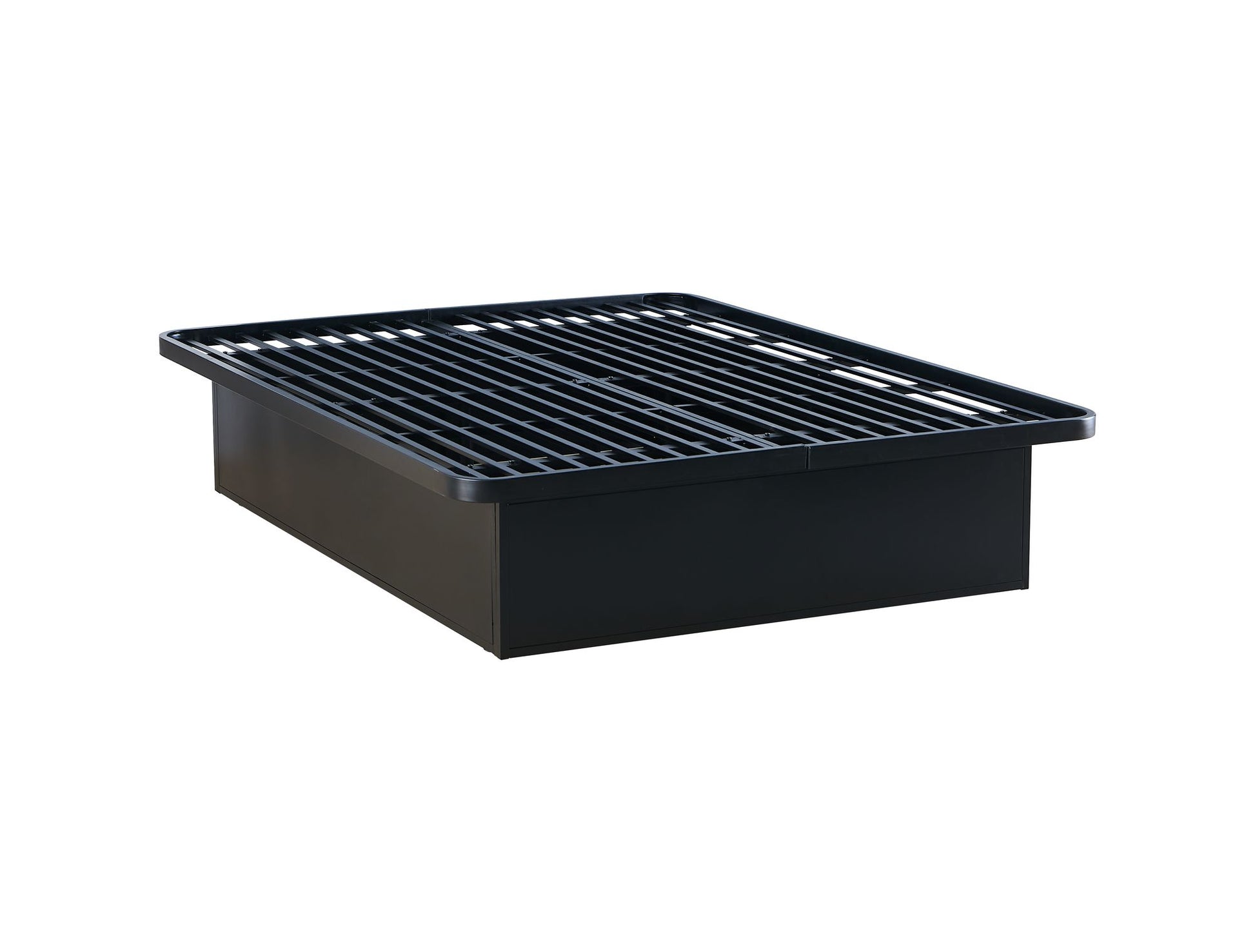 Modern Style Heavy Duty Queen Size Platform Bed Frame made with Metal and16 Inch height in Black image 8