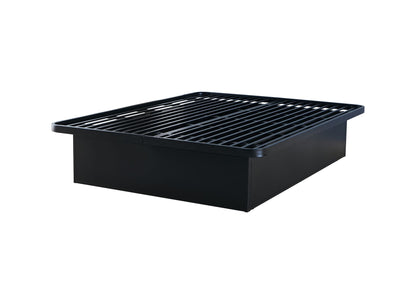 Modern Style Heavy Duty Queen Size Platform Bed Frame made with Metal and16 Inch height in Black image 9