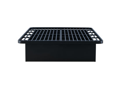 Modern Style Heavy Duty Queen Size Platform Bed Frame made with Metal and16 Inch height in Black image 7