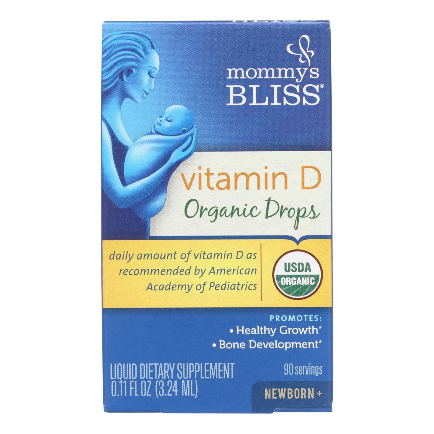 Mommy's Bliss Vitamin D Organic Drops - 1 Each - .11 Fz image 1